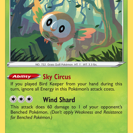 Rowlet (011/189) [Sword & Shield: Darkness Ablaze]
