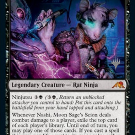 Nashi, Moon Sage's Scion (Promo Pack) [Kamigawa: Neon Dynasty Promos]