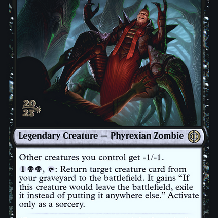 Geth, Thane of Contracts [Phyrexia: All Will Be One Prerelease Promos]