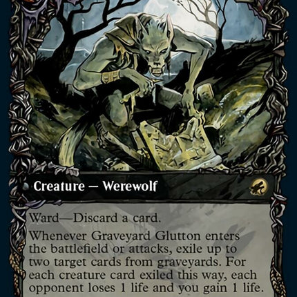 Graveyard Trespasser // Graveyard Glutton (Showcase Equinox) [Innistrad: Midnight Hunt]