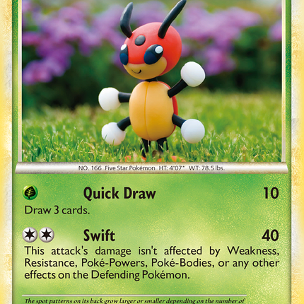 Ledian (25/123) [HeartGold & SoulSilver: Base Set]