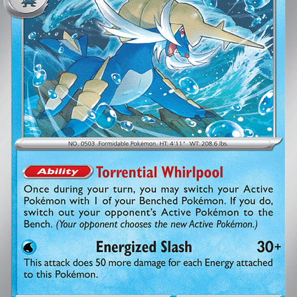 Samurott (023/086) (Deck Exclusive) [Scarlet & Violet: White Flare]
