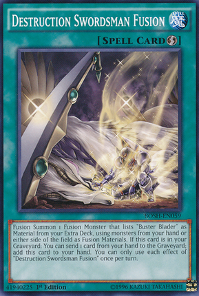 Destruction Swordsman Fusion [BOSH-EN059] Common
