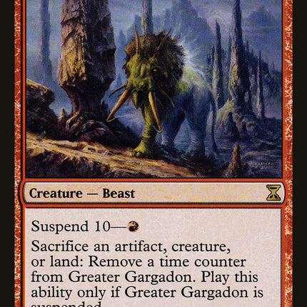 Greater Gargadon [Time Spiral]