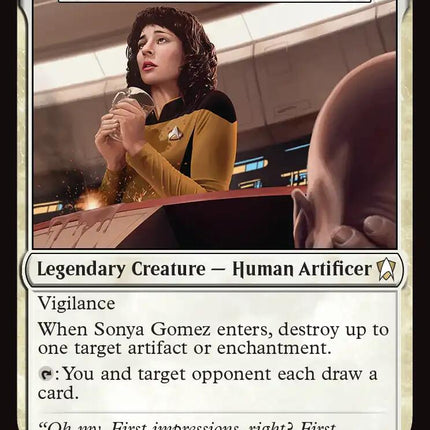 Sonya Gomez, Learning Together - Loran of the Third Path (Surge Foil) [Star Trek Commander]