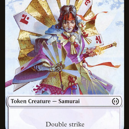 Phyrexian Goblin // Samurai Double-Sided Token [Phyrexia: All Will Be One Tokens]