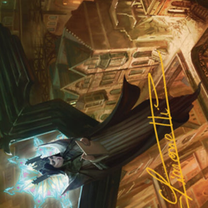 Angelic Sleuth Art Card (Gold-Stamped Signature) [Streets of New Capenna Art Series]
