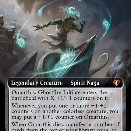 Omarthis, Ghostfire Initiate (Extended Art) [Commander Masters]