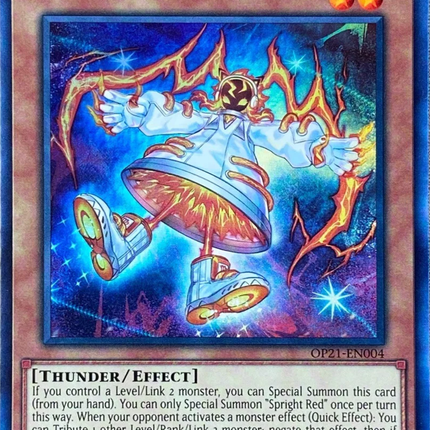 Spright Red [OP21-EN004] Super Rare