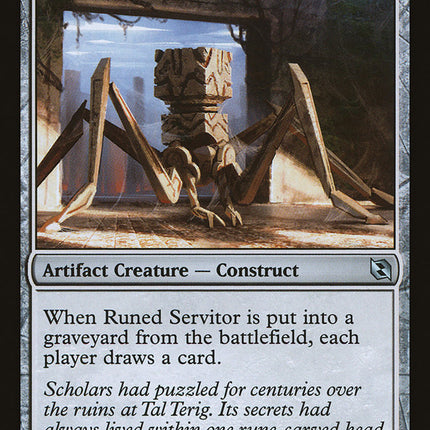 Runed Servitor [Duel Decks: Elspeth vs. Tezzeret]