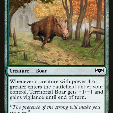 Territorial Boar [Ravnica Allegiance]