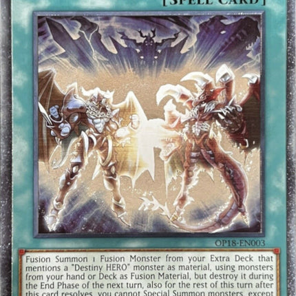 Fusion Destiny [OP18-EN003] Ultimate Rare