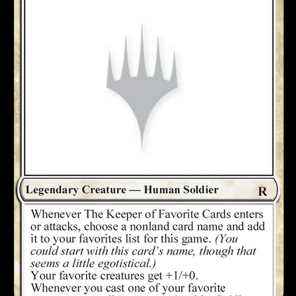 The Keeper of Favorite Cards (3/5/2026) [Unknown Event]