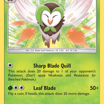 Dartrix (10/149) [Sun & Moon: Base Set]