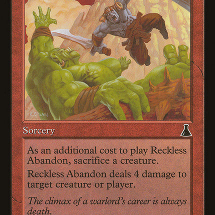 Reckless Abandon [Urza's Destiny]