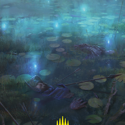 The Dead Marshes Art Card (Gold-Stamped Signature) [The Lord of the Rings: Tales of Middle-earth Art Series]