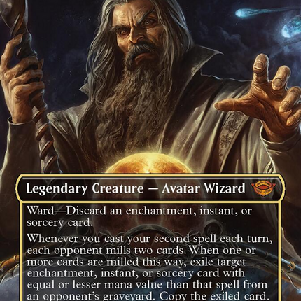 Saruman of Many Colors (Borderless Alternate Art) [The Lord of the Rings: Tales of Middle-Earth]