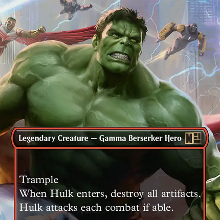 Hulk, Always Angry (Borderless) [Marvel Super Heroes Commander]