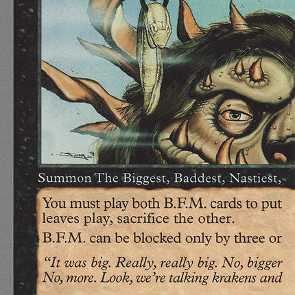 B.F.M. (Big Furry Monster) (28/94) [Unglued]