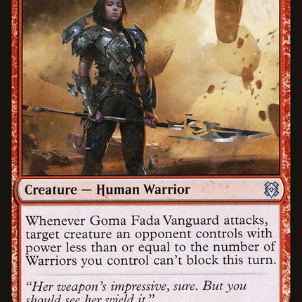 Goma Fada Vanguard [Zendikar Rising]