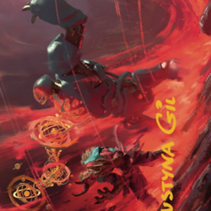 Twinferno Art Card (Gold-Stamped Signature) [Dominaria United Art Series]