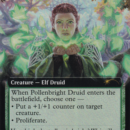 Pollenbright Druid (Extended Art) [Secret Lair Drop Series]