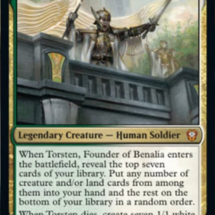 Torsten, Founder of Benalia [Dominaria United Commander]