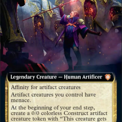 Urza, Chief Artificer (Extended Art) [The Brothers' War Commander]