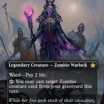 Zul Ashur, Lich Lord (Borderless) (Mana Foil) [Foundations]