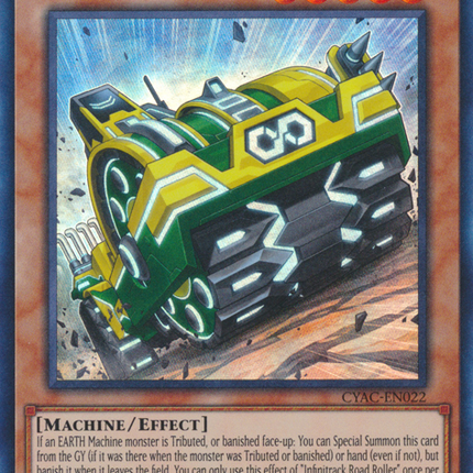 Infinitrack Road Roller [CYAC-EN022] Ultra Rare