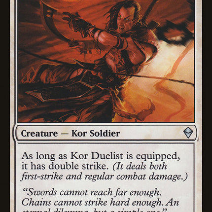 Kor Duelist [Zendikar]