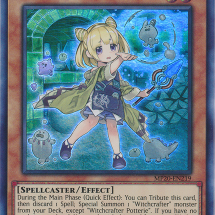 Witchcrafter Potterie [MP20-EN219] Ultra Rare