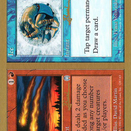 Fire // Ice (Antoine Ruel) [World Championship Decks 2001]