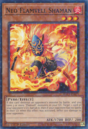 Neo Flamvell Shaman (Duel Terminal) [HAC1-EN071] Common
