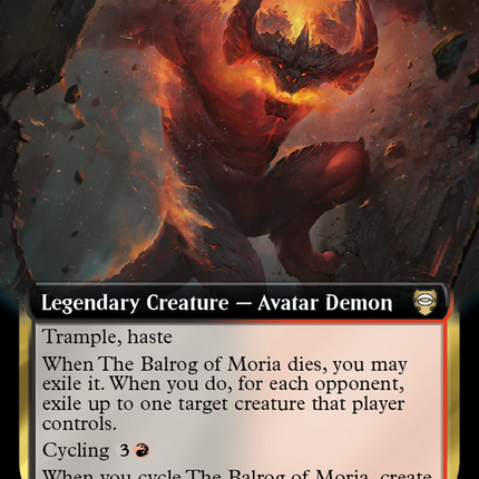 The Balrog of Moria (Extended Art) [The Lord of the Rings: Tales of Middle-Earth Commander]