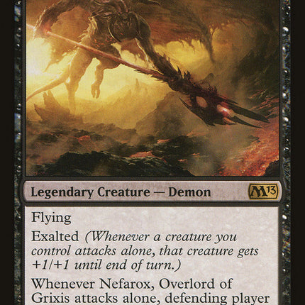 Nefarox, Overlord of Grixis [Magic 2013]