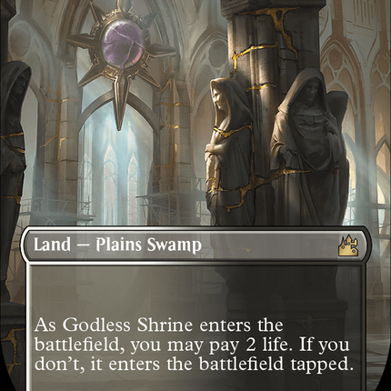 Godless Shrine (Borderless) [Ravnica Remastered]