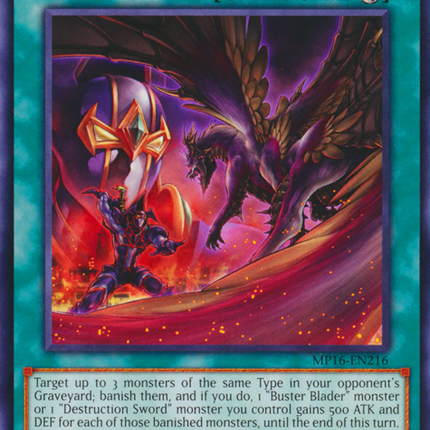 Karma of the Destruction Swordsman [MP16-EN216] Common