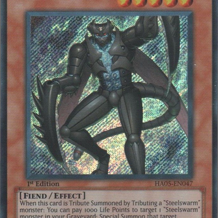Steelswarm Mantis [HA05-EN047] Secret Rare