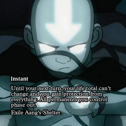 Aang's Shelter - Teferi's Protection (Borderless) [Avatar: The Last Airbender: Eternal-Legal]