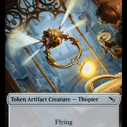 Thopter (0020) // Clue (0014) Double-Sided Token [Murders at Karlov Manor Tokens]