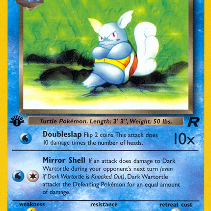 Dark Wartortle (46/82) [Team Rocket 1st Edition]