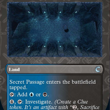 Secret Passage (Borderless) [Ravnica: Clue Edition]