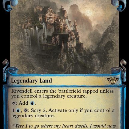 Rivendell [The Lord of the Rings: Tales of Middle-Earth Showcase Scrolls]