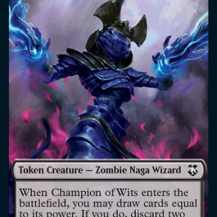 Champion of Wits // Illusion Double-Sided Token [Dungeons & Dragons: Adventures in the Forgotten Realms Commander Tokens]