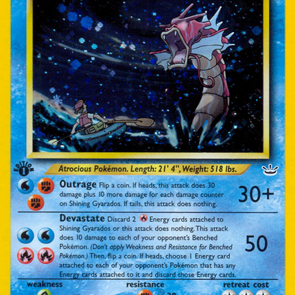Shining Gyarados (65/64) [Neo Revelation 1st Edition]