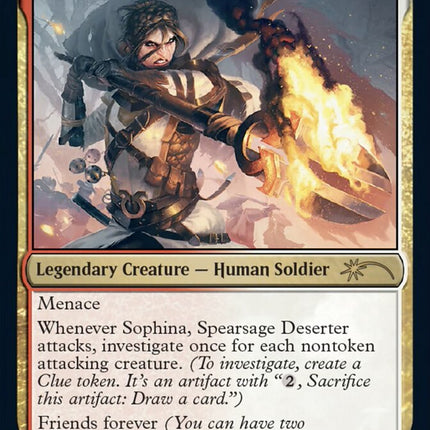 Sophina, Spearsage Deserter [Secret Lair: Universes Within]