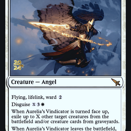 Aurelia's Vindicator [Murders at Karlov Manor Prerelease Promos]