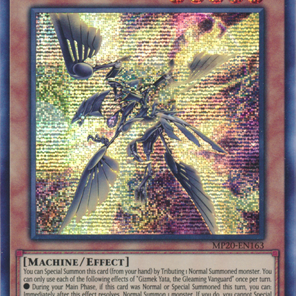 Gizmek Yata, the Gleaming Vanguard [MP20-EN163] Prismatic Secret Rare