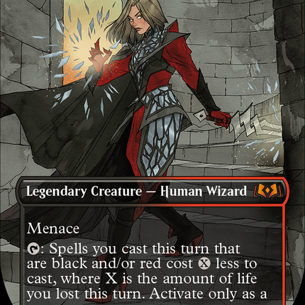 Rowan, Scion of War (Borderless Alternate Art) [Wilds of Eldraine]